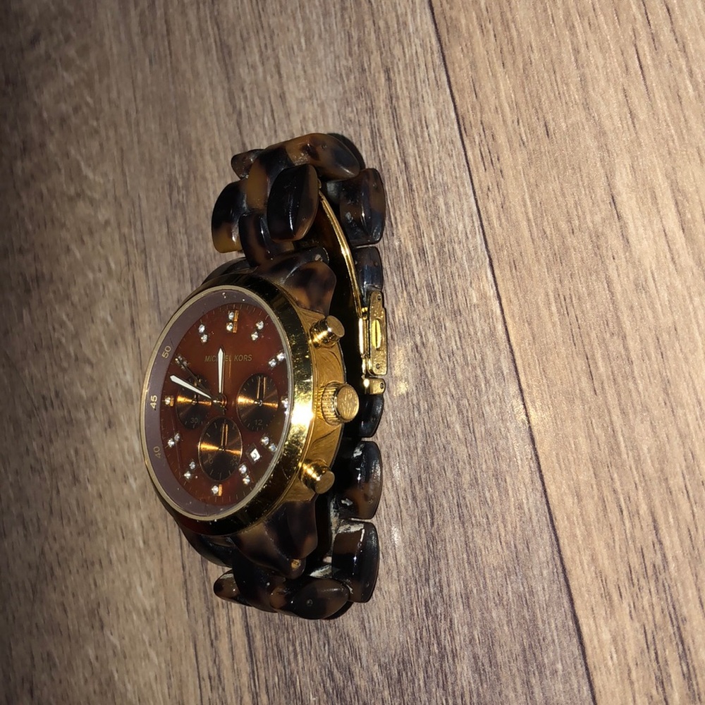 MICHAEL KORS TURTLESHELL WATCH BIG SAVINGS